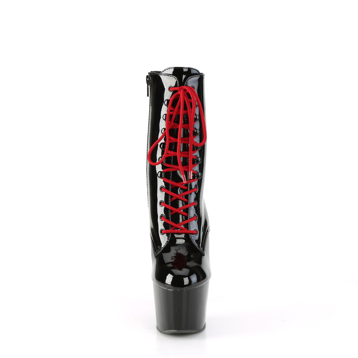 Pleaser  Stivaletti ADORE-1020 BLK PAT / BLK-RED