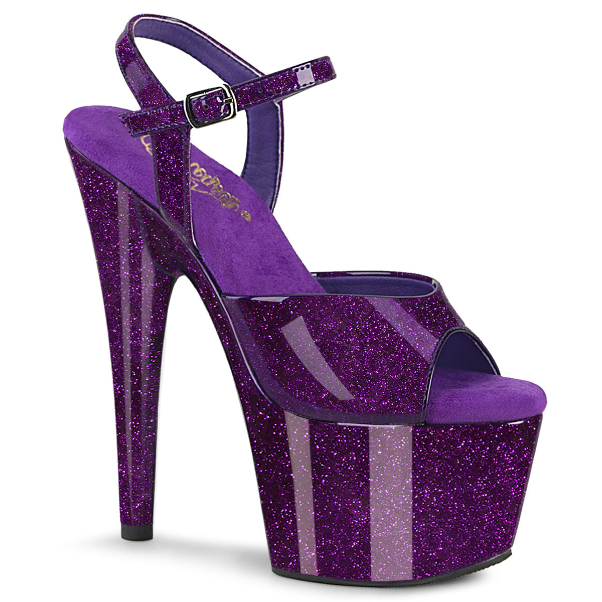 Pleaser   ADORE-709gp pat/m glitter viola