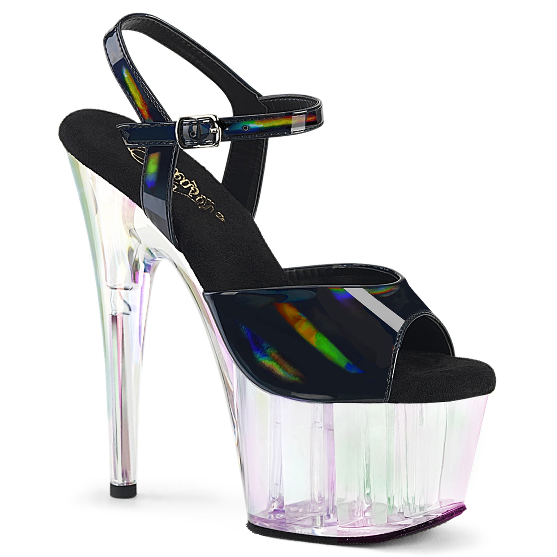 Pleaser   ADORE-709ht blk holo/holo tinto