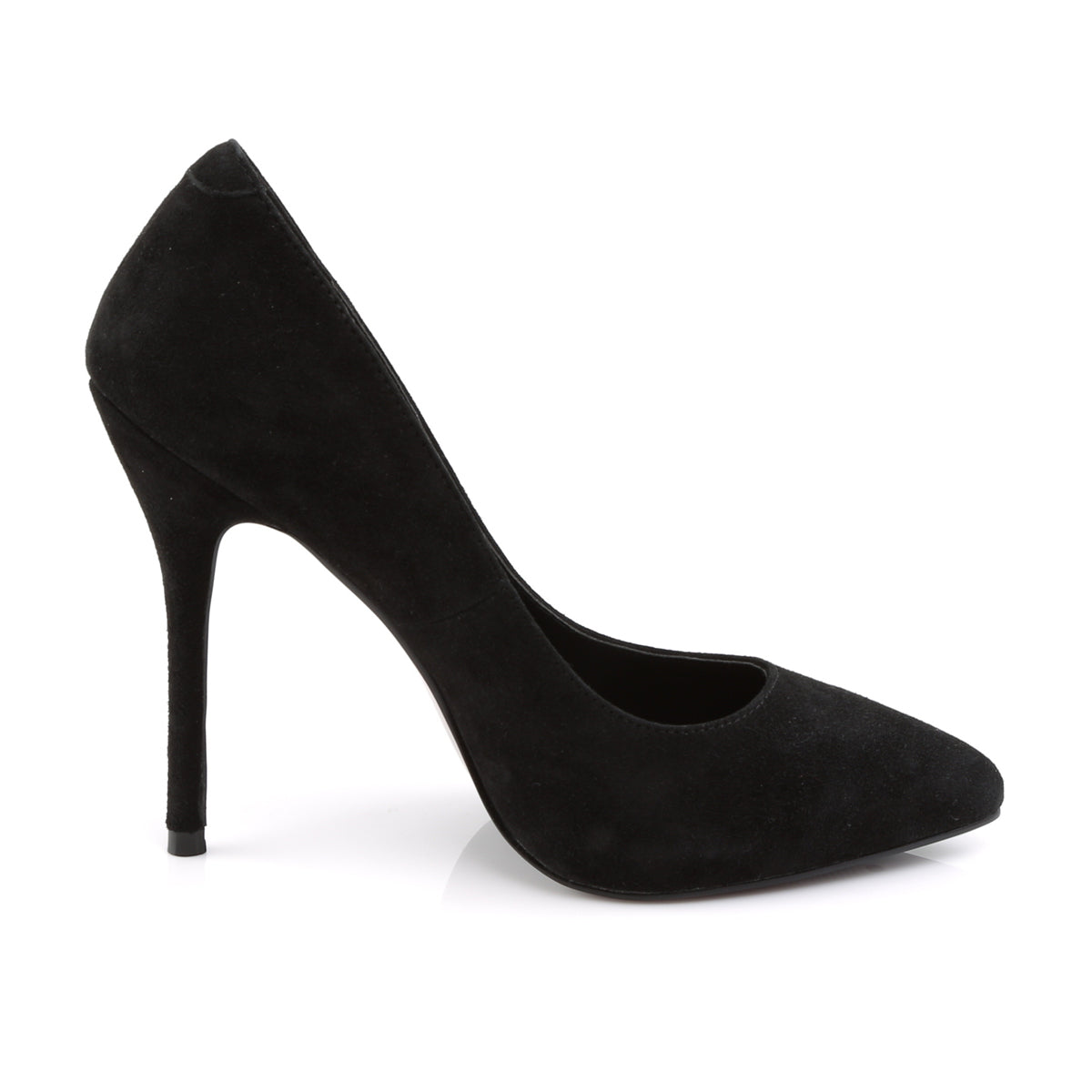 Pleaser Womens Pumps AMUSE-20 Blk Suede