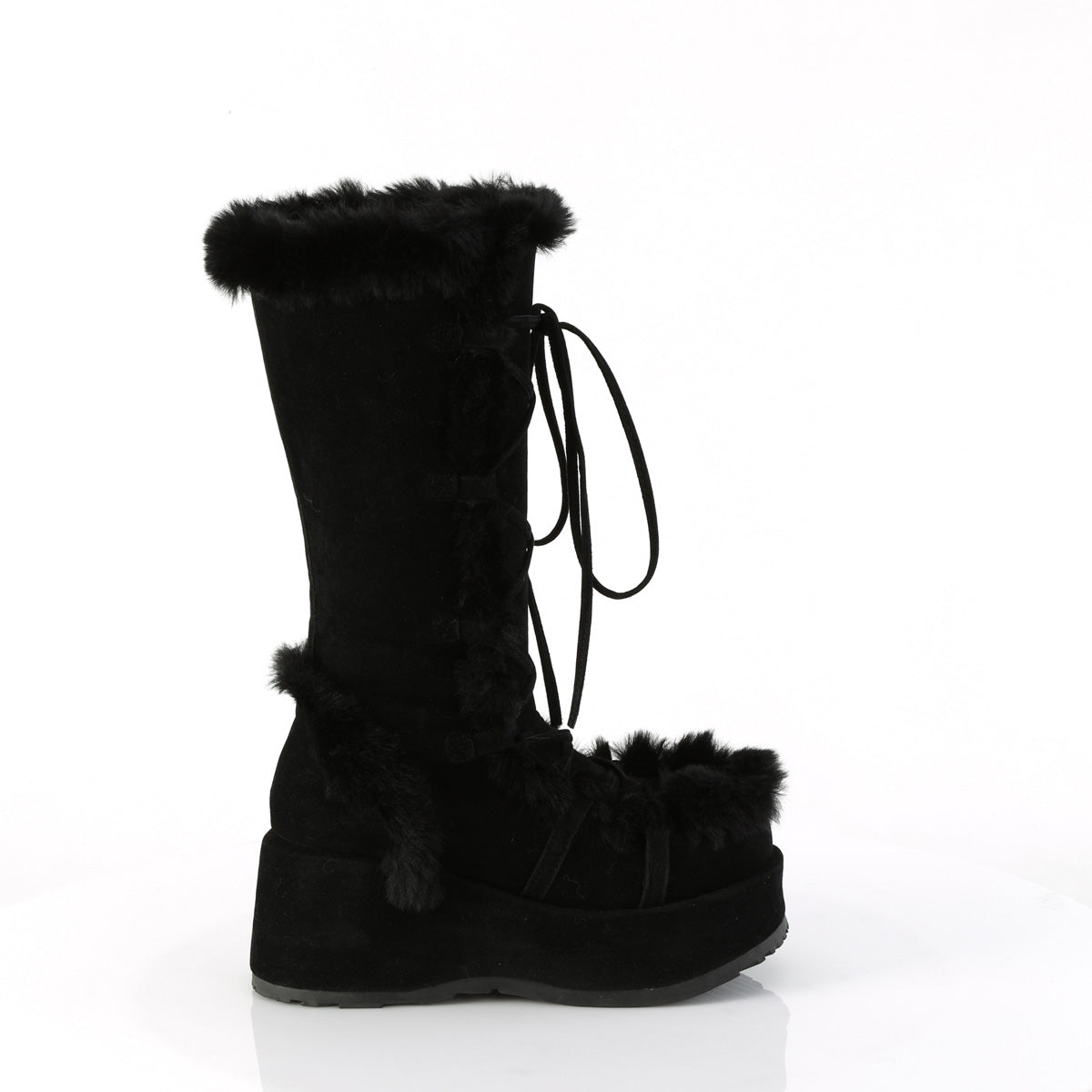 DemoniaCult   Cubby-311 BLK VEGAN SEDE VEGAN