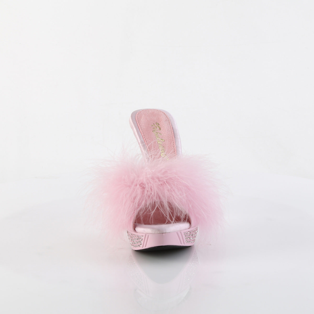 Fabulicious   ELEGANT-401f B. Pink Marabou-FASH PELLE/B. Rosa