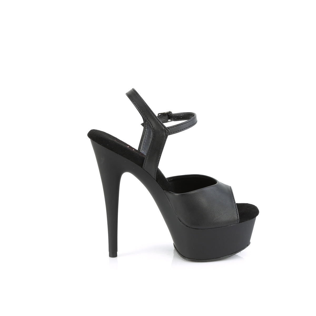 Pleaser   EXCITE-609 BLK Fux in pelle/BLK MATTE