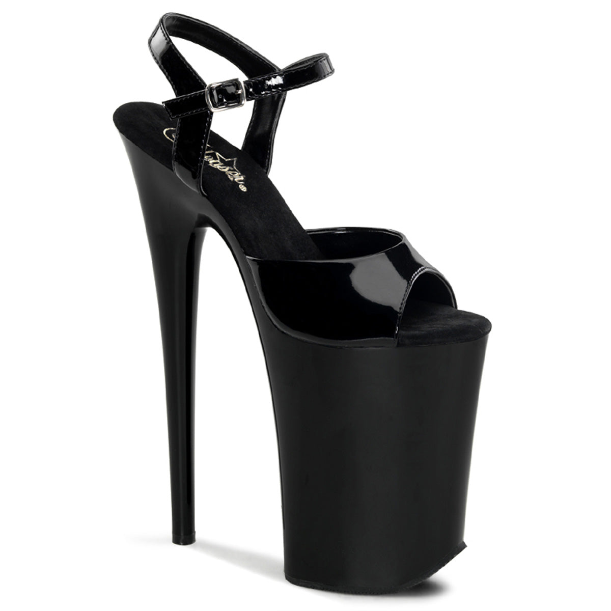 Pleaser Sandali da donna INFINITY-909 BLK / BLK