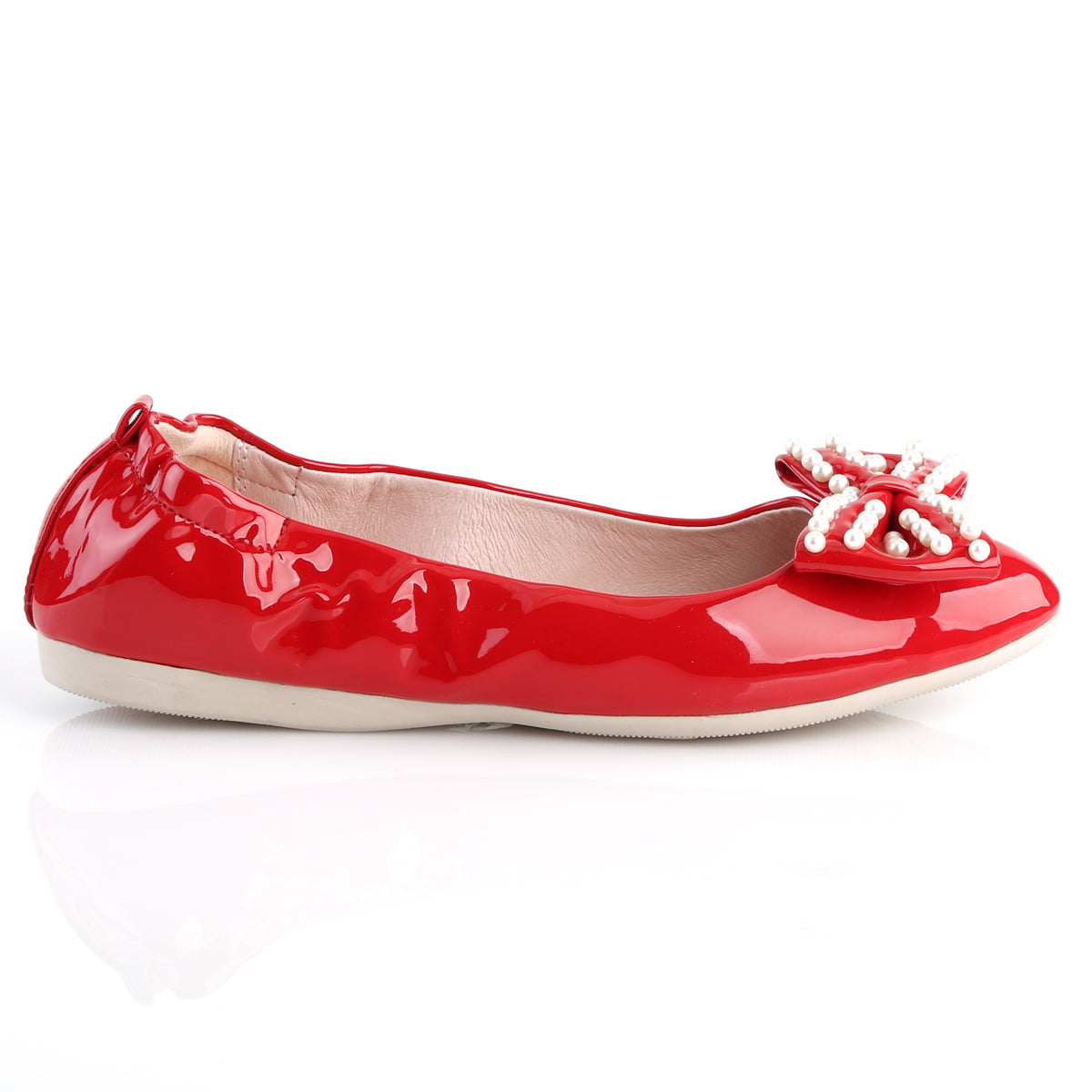 Pin Up Couture Womens Pumps IVY-09 Red Pat