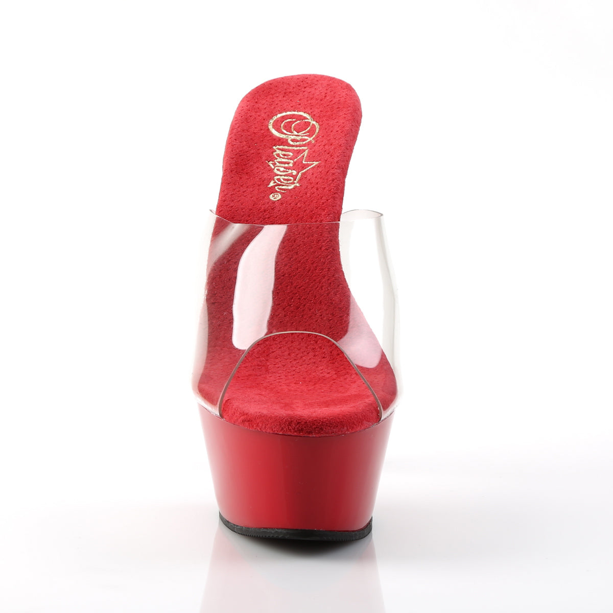 Pleaser Sandali da donna KISS-201 CLR / Rosso