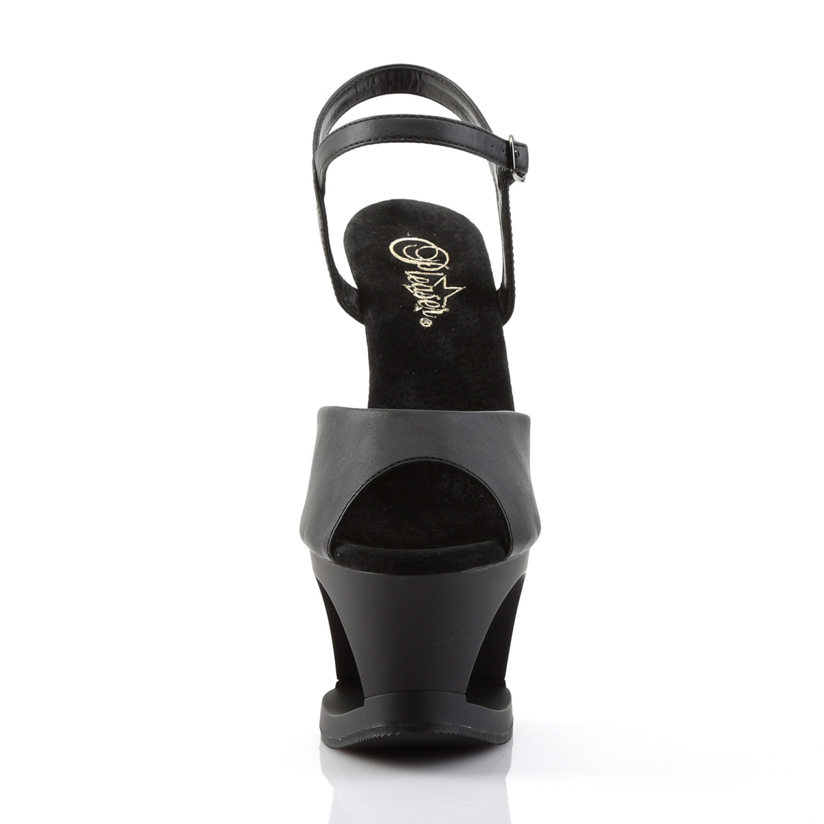 Pleaser Sandali da donna MOON-709SK BLK in ecopelle / BLK MATTE