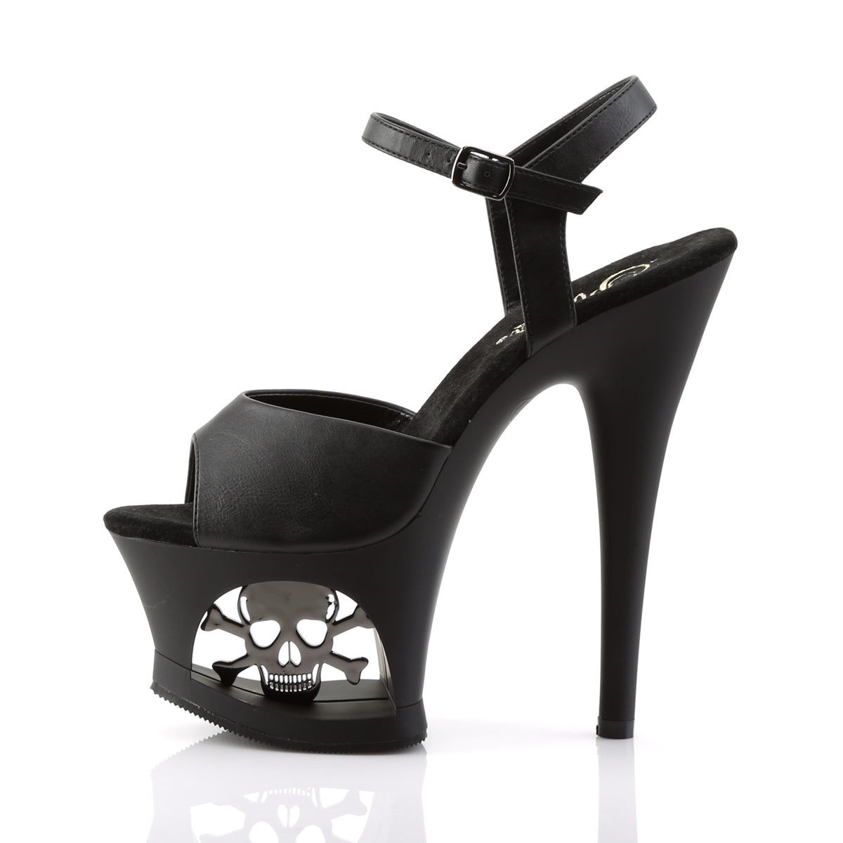 Pleaser Sandali da donna MOON-709SK BLK in ecopelle / BLK MATTE