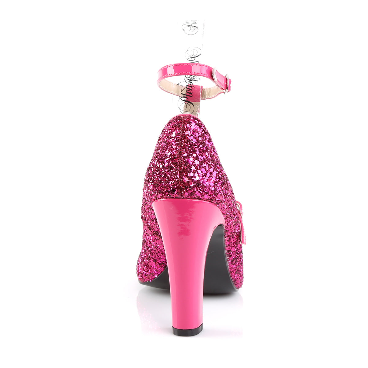 Pleaser Pink Label Pompe da donna QUEEN-01 h. rosa glitter-pat