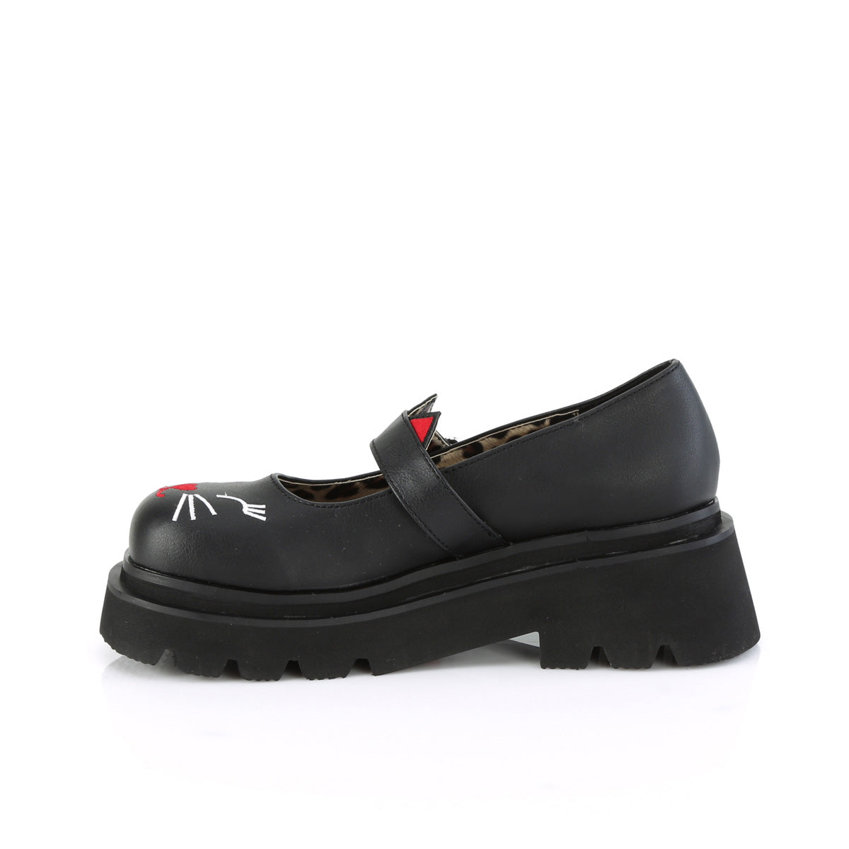 DemoniaCult  Pompe RENEGADE-56 pelle vegana BLK