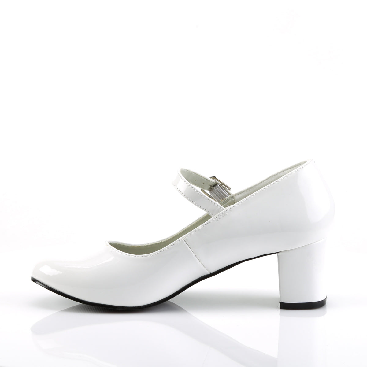 Funtasma Pompe da donna Schoolgirl-50 Wht Pat.