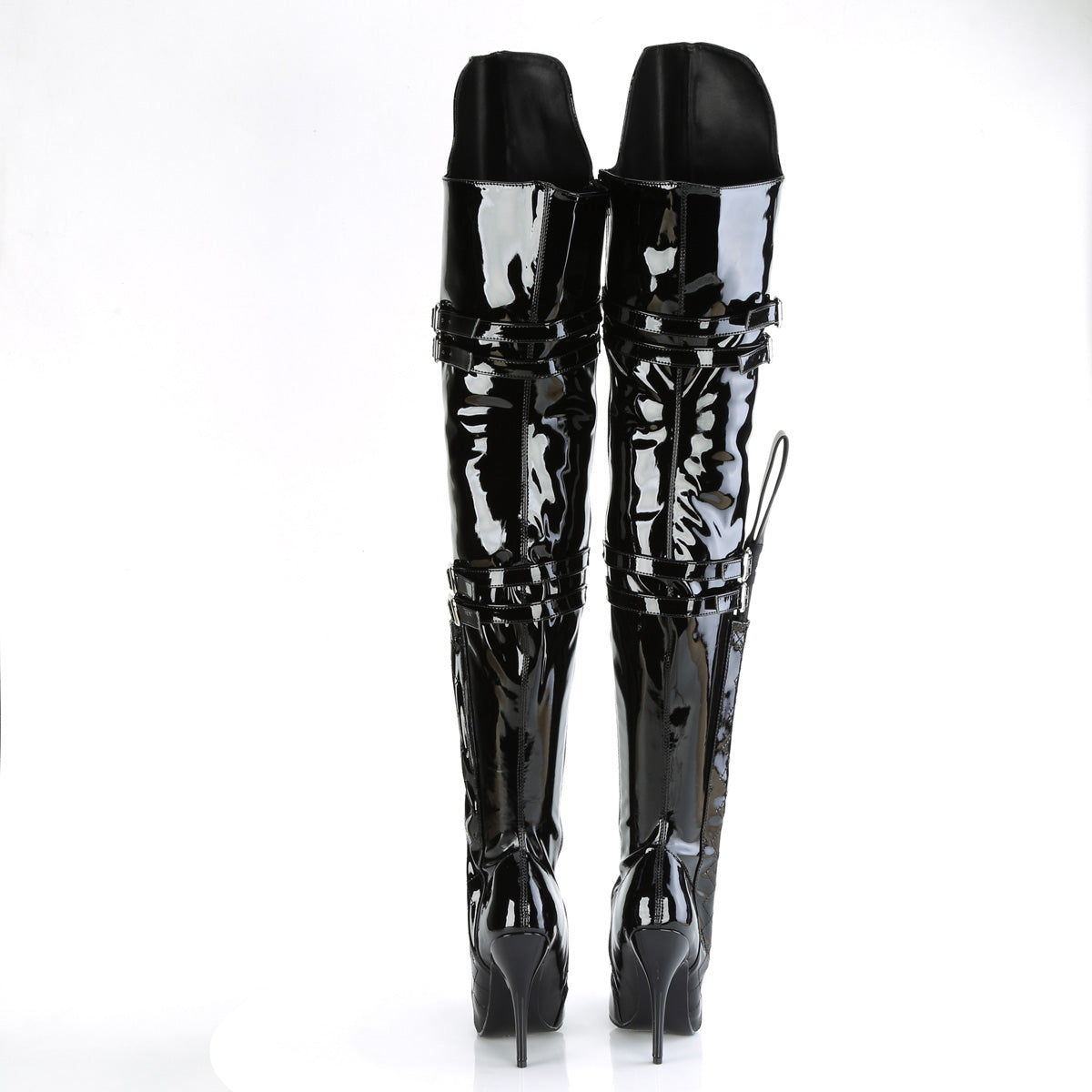 Pleaser  Boots SEDUCE-3080 Blk Str. Pat