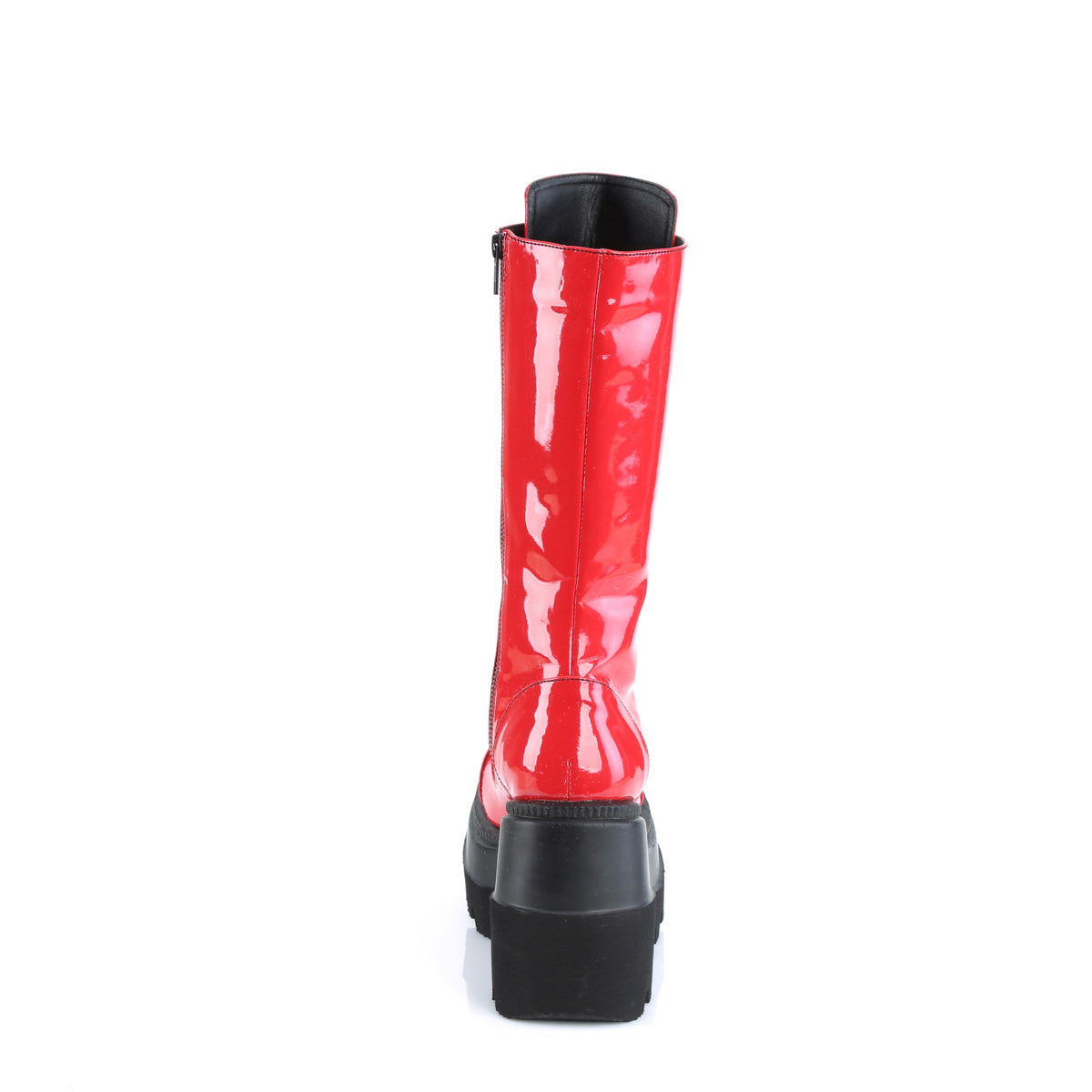 DemoniaCult  Stivali SHAKER-72 brevetto rosso