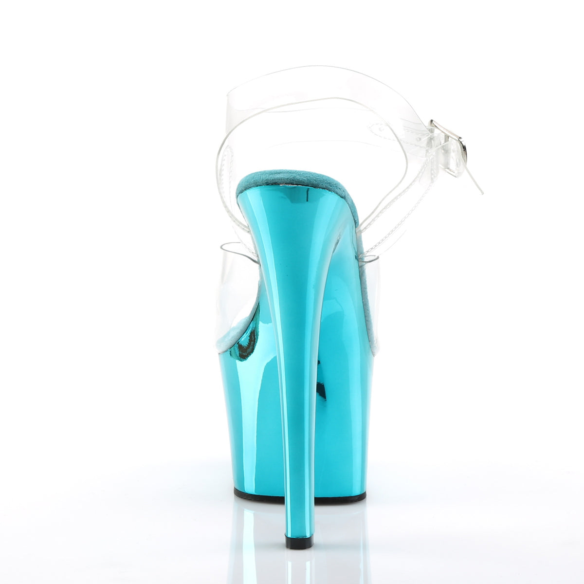 Pleaser Sandali da donna SKY-308 CLR / Turquoise Chrome