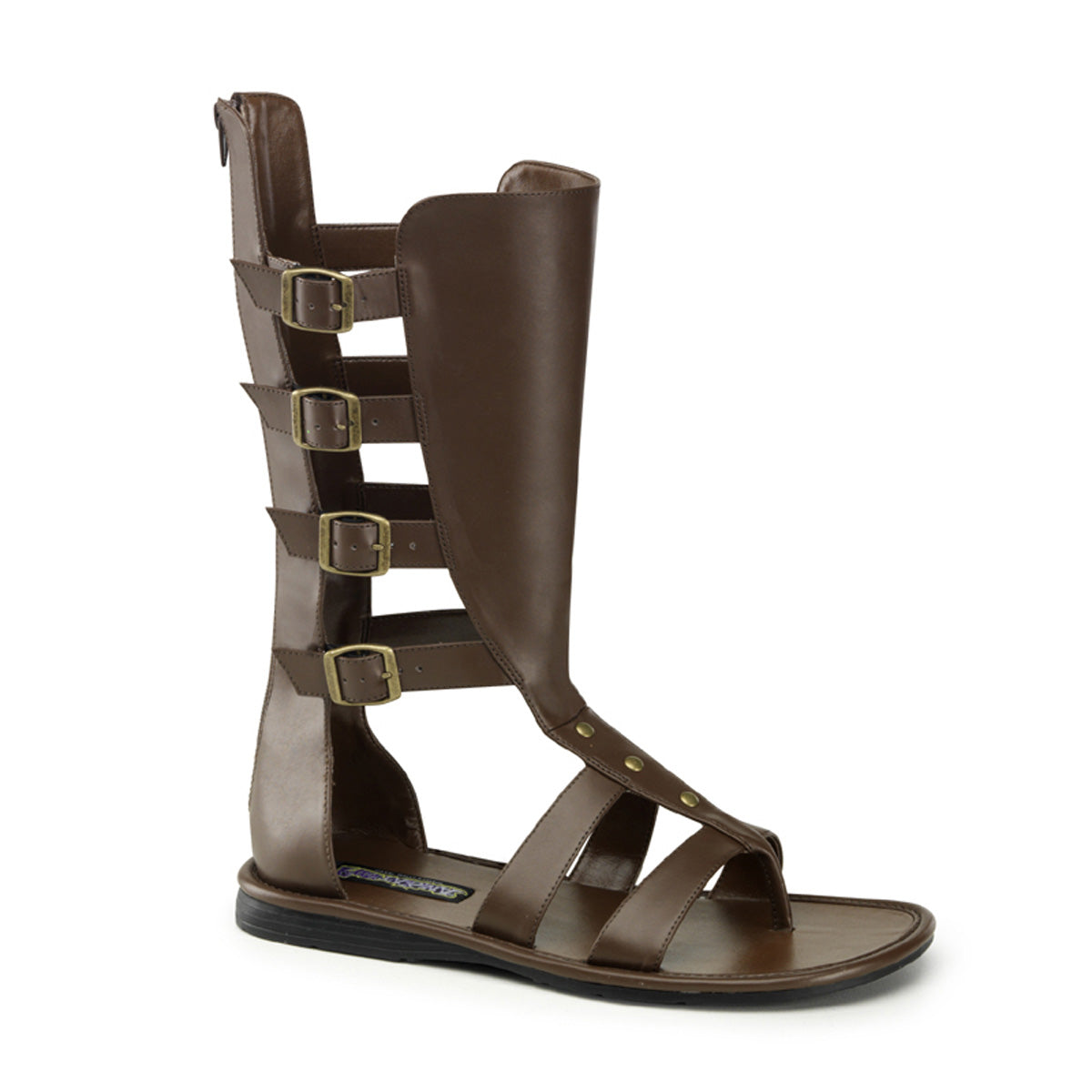 Funtasma Stivali da uomo SPARTAN-105 Brown PU.