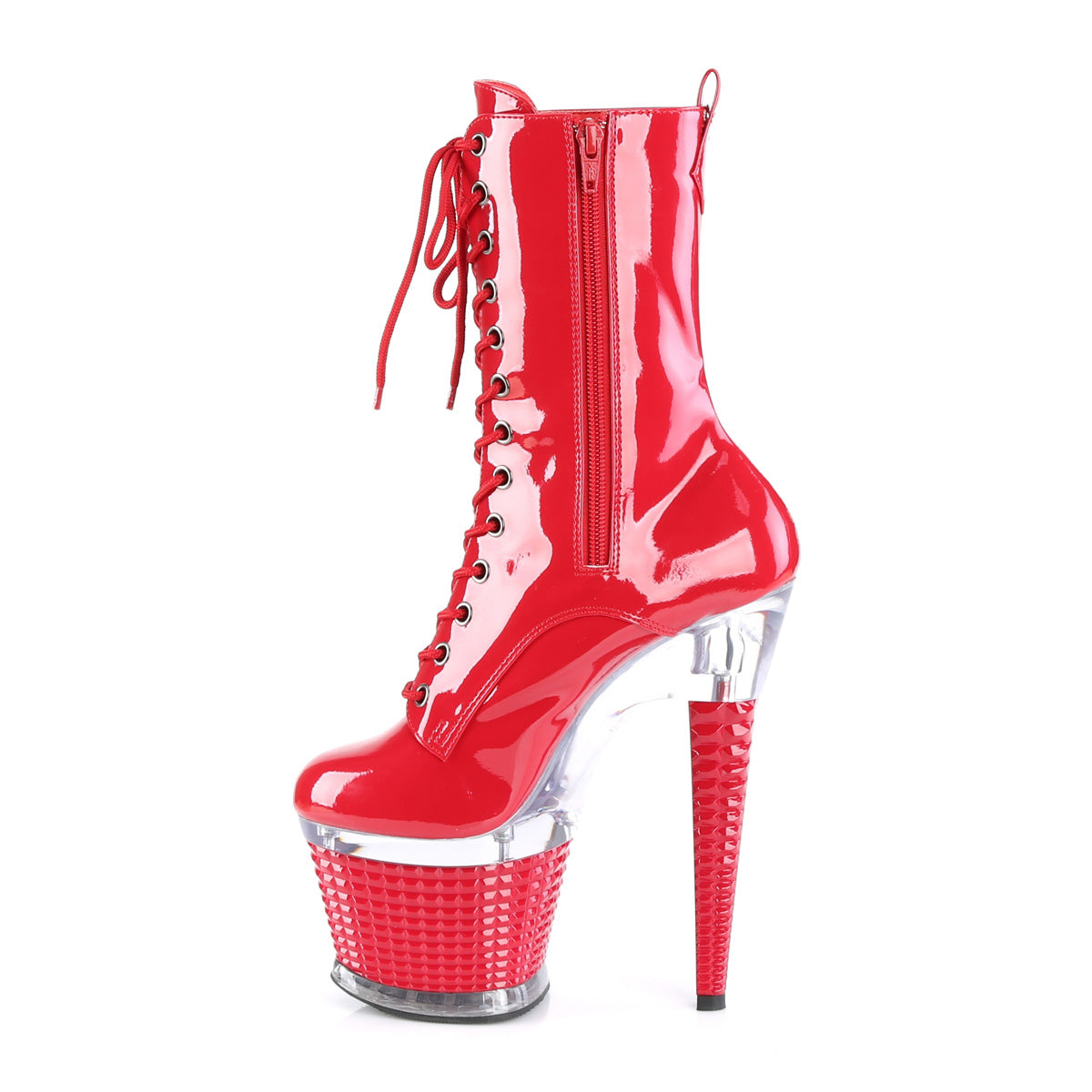 Pleaser  Ankle Boots SPECTATOR-1040 Red/Clr-Red