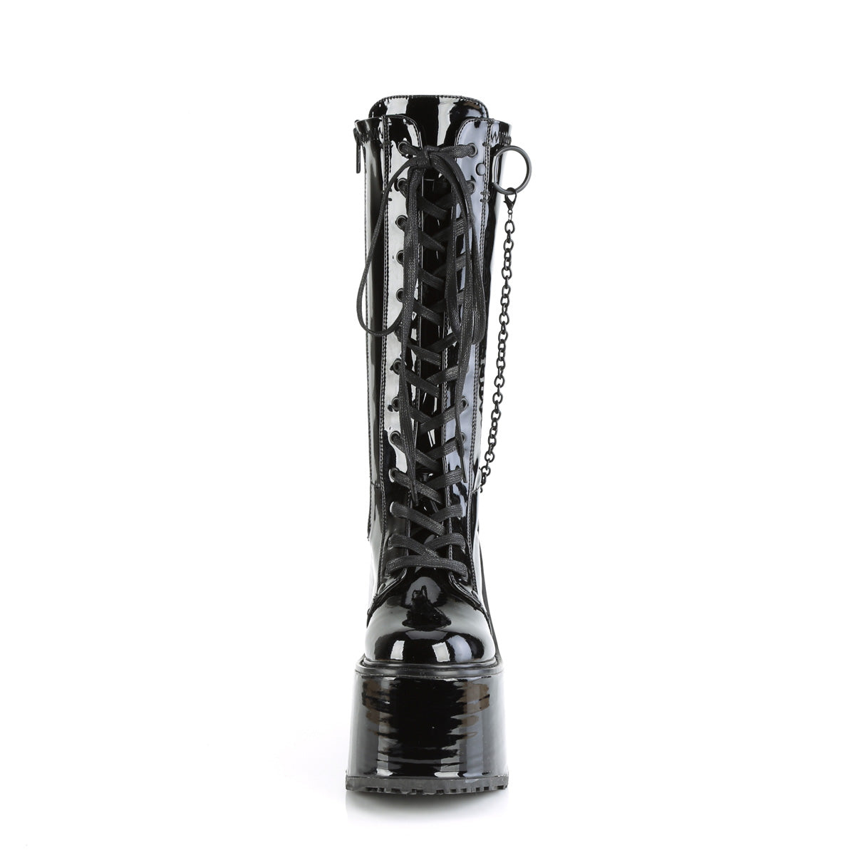 DemoniaCult  Boots SWING-150 Blk Stretch Pat