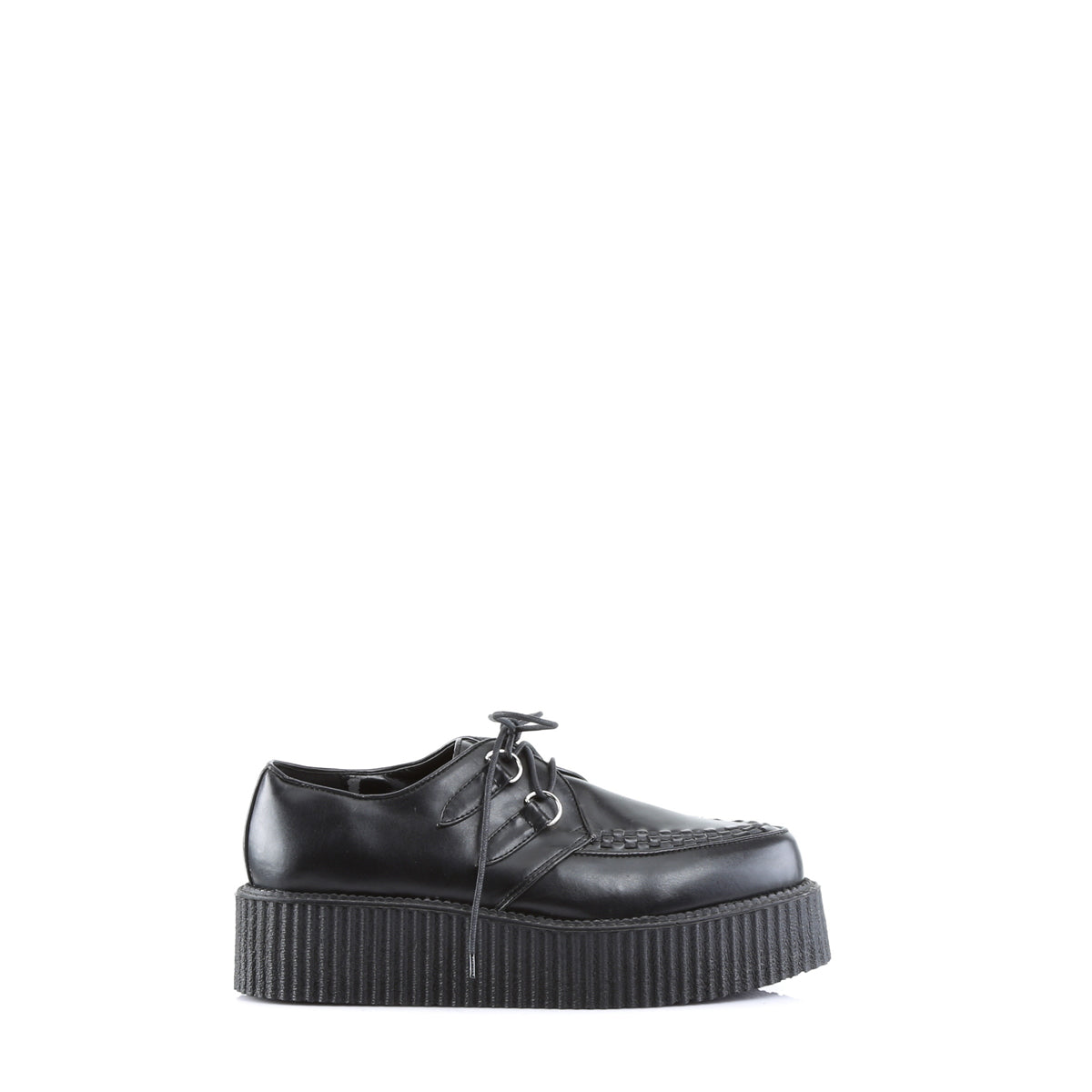 DemoniaCult Scarpa bassa maschile V-CREEPER-502 pelle vegana BLK