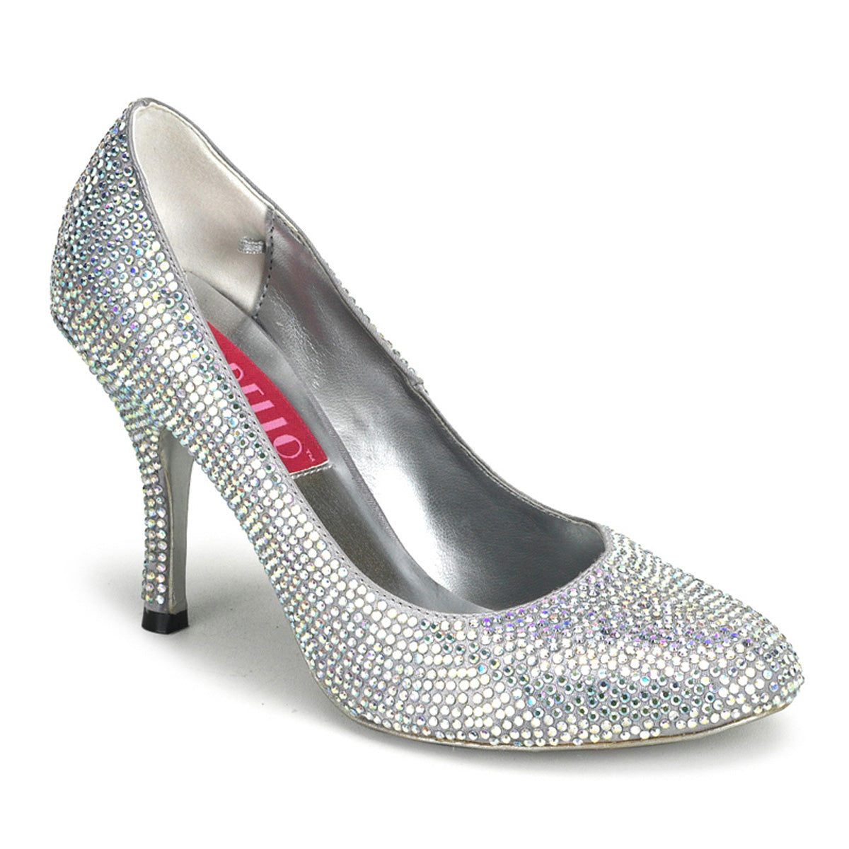 Bordello Womens Pumps VIOLETTE-14R Iridescent Rhinestones