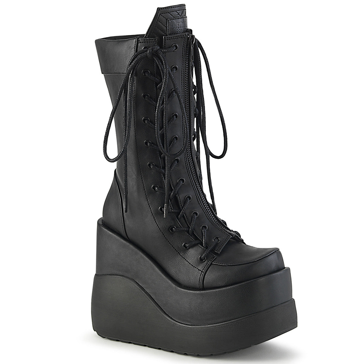 DemoniaCult  Stivali VOID-118 blk vegan in pelle pat