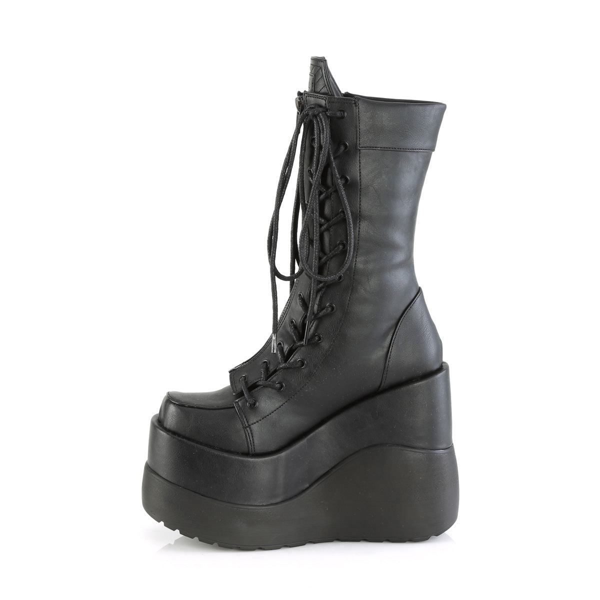 DemoniaCult  Stivali VOID-118 blk vegan in pelle pat