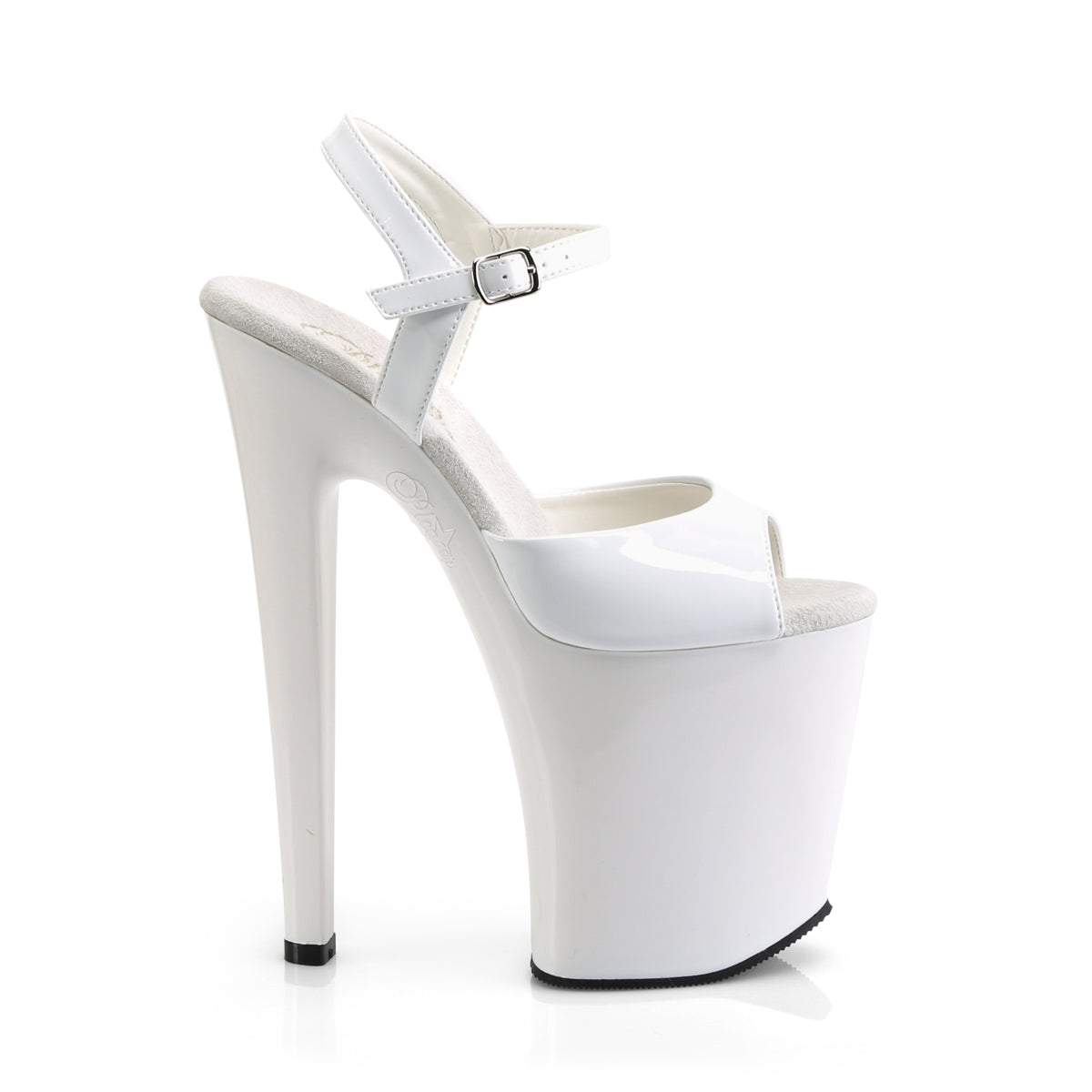 Pleaser Sandali da donna XTREME-809 WHT Pat / Wht